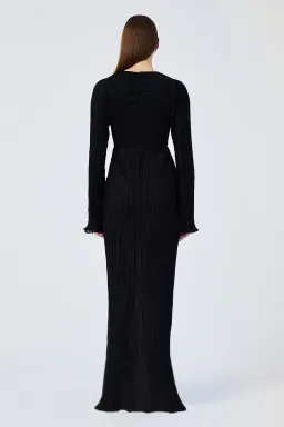 Suboo Crystal V Neck Maxi Dress Black Size M/AU 10 for rent on The Volte - image 5