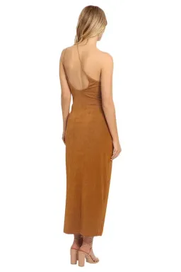 MISHA Saira Dress Brown Size 10 for rent on The Volte - image 3