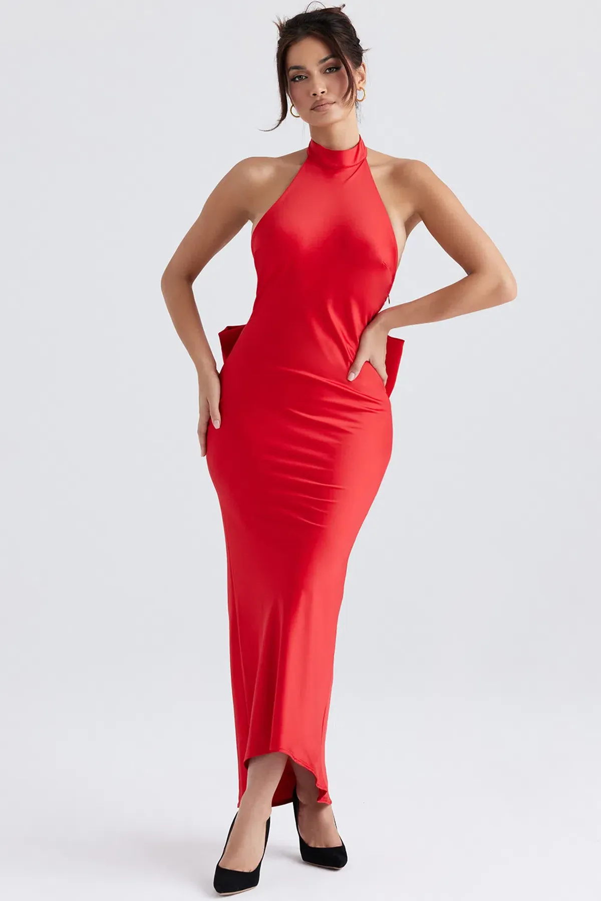 House of CB Ilaria Maxi Dress Red Size XS / AU 6 - Image 2
