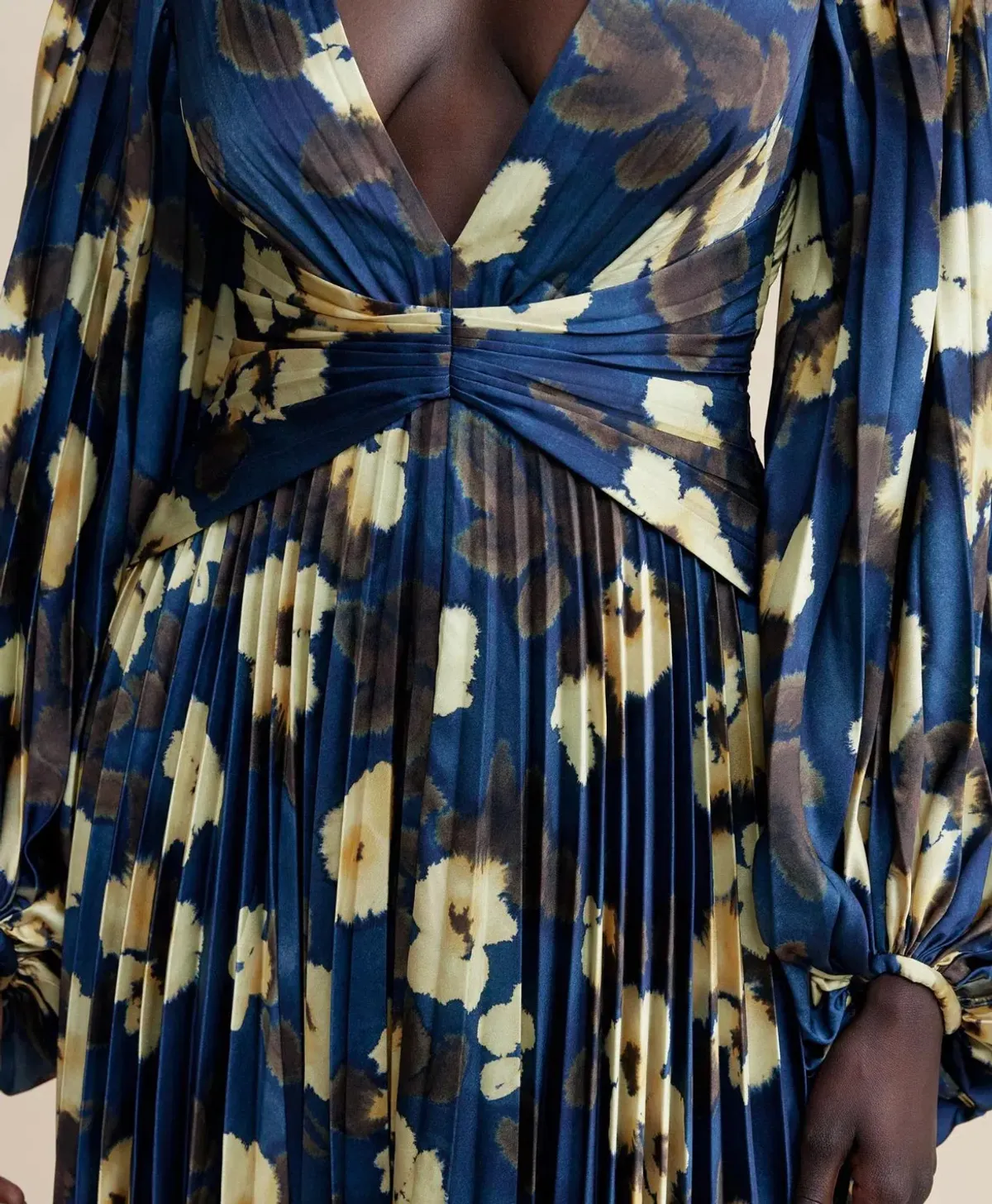 Acler Palms Dress Navy Blue Size AU 6 - Image 4