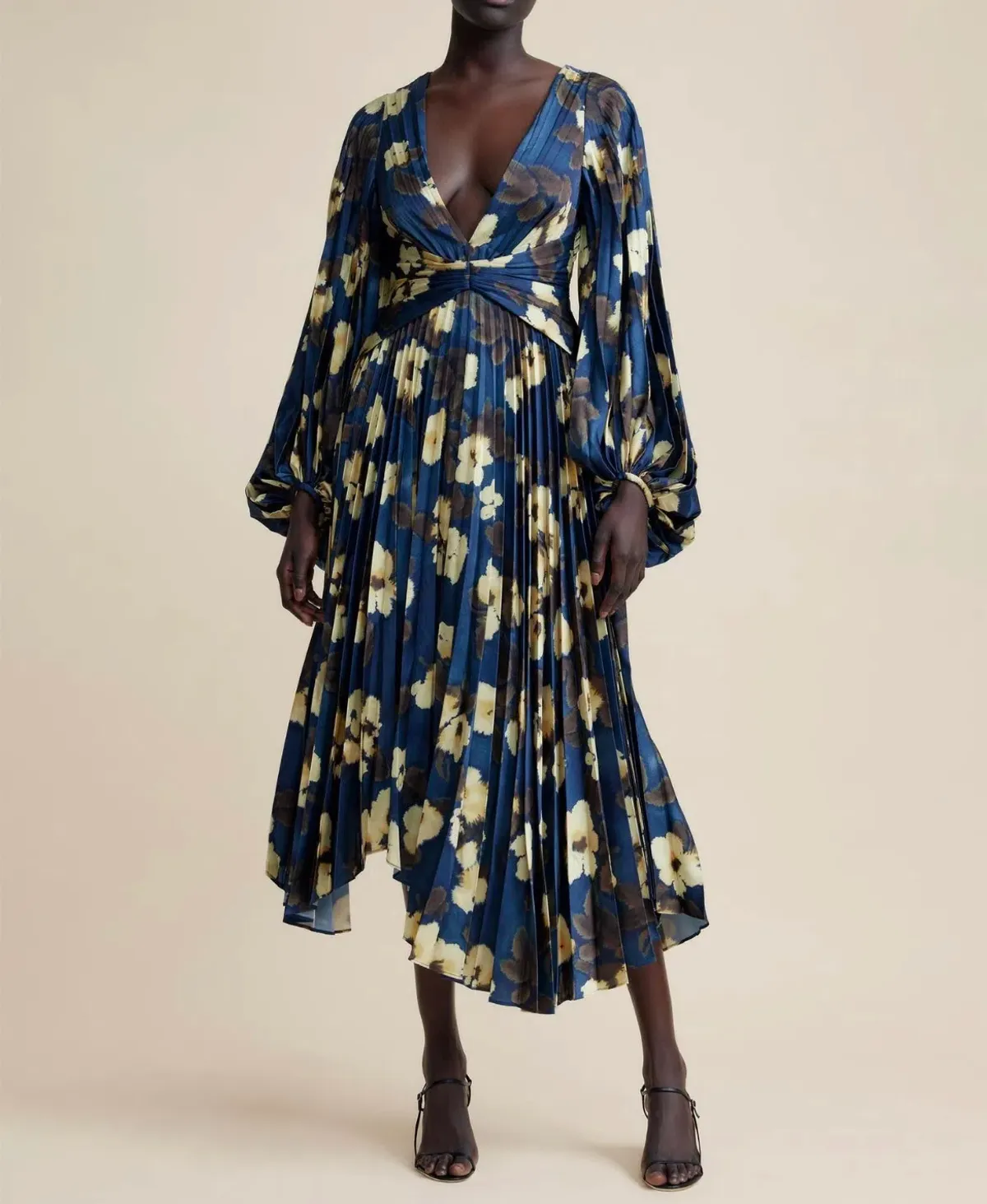 Acler Palms Dress Navy Blue Size AU 6 - Image 1