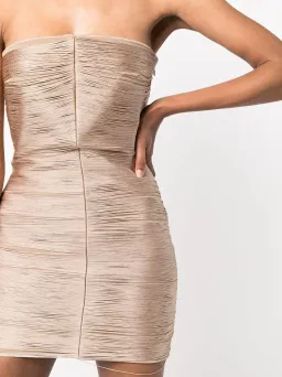 Alexander Wang Fringe Tube Mini Dress Tanline Size 8 for rent on The Volte - image 2