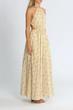 Significant Other Cara Dress Print Yellow Size 8 for rent on The Volte - image 2