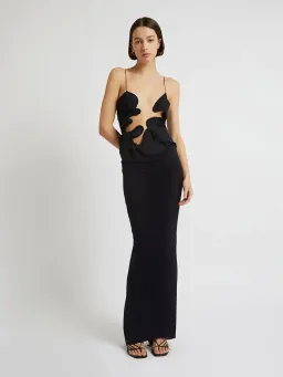 Christopher Esber Molded Venus Dress Black Size 4 for rent on The Volte - image 1