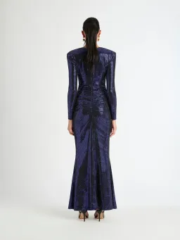 Sheike Angelica Maxi Dress Blue Size AU 6 for rent on The Volte - image 2