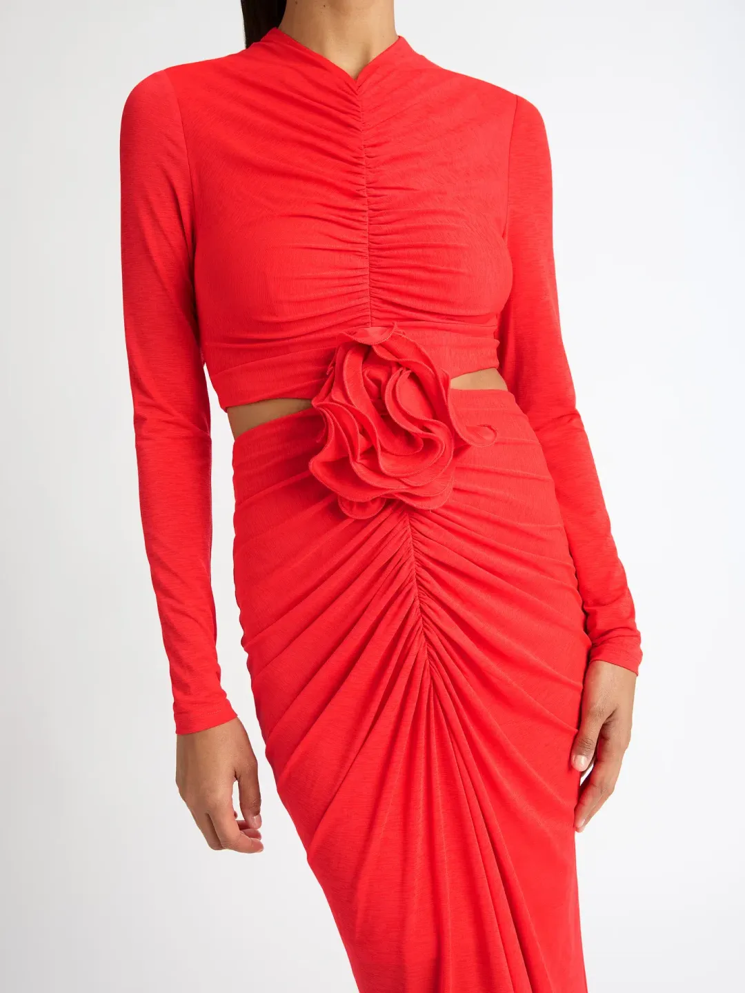 Sheike Signature Maxi Dress Red Size AU 6 for rent on The Volte - main image
