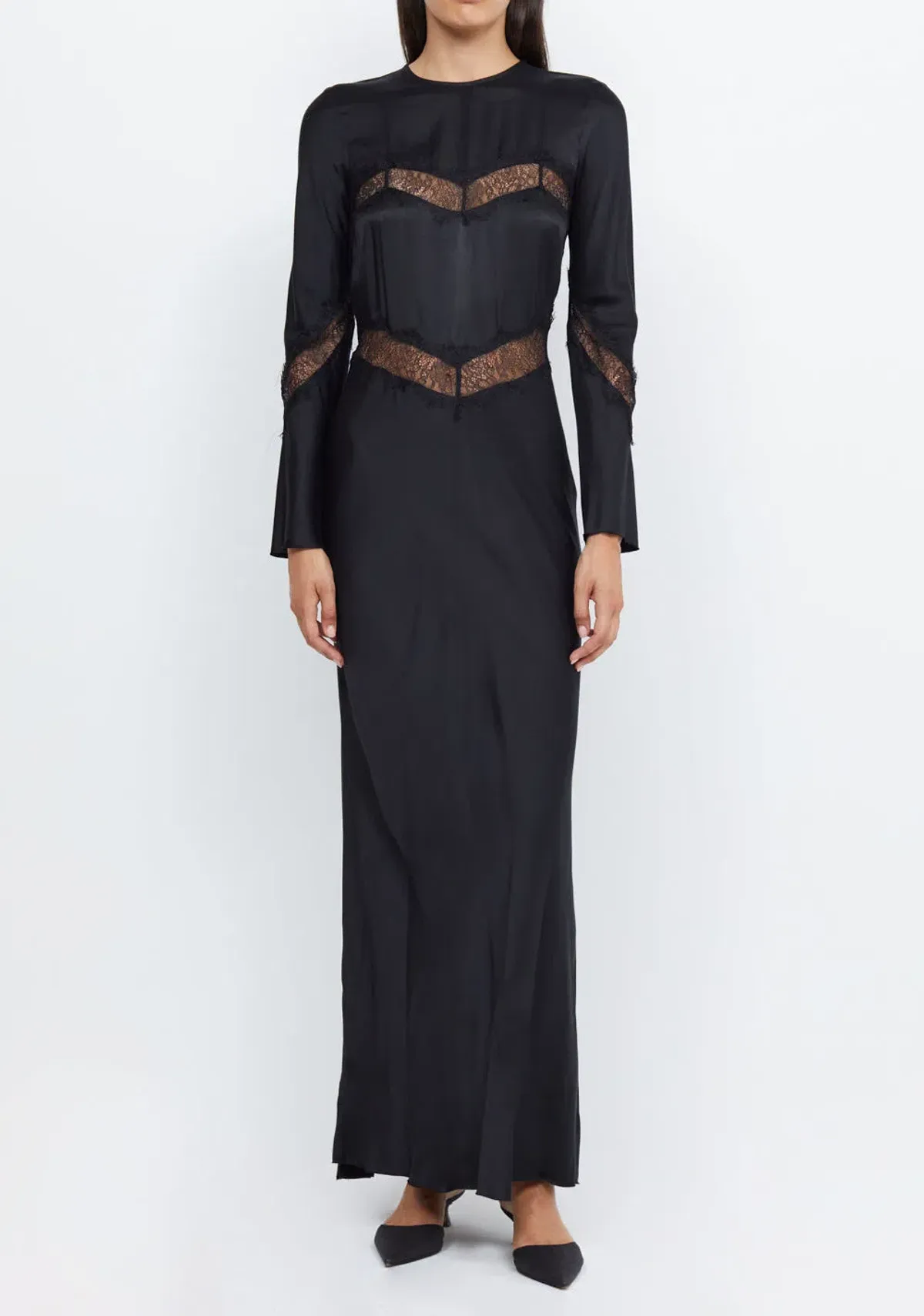 Bec & Bridge Spencer Lace Long Sleeve Maxi Dress in Black Size 6 / XS - Image 5