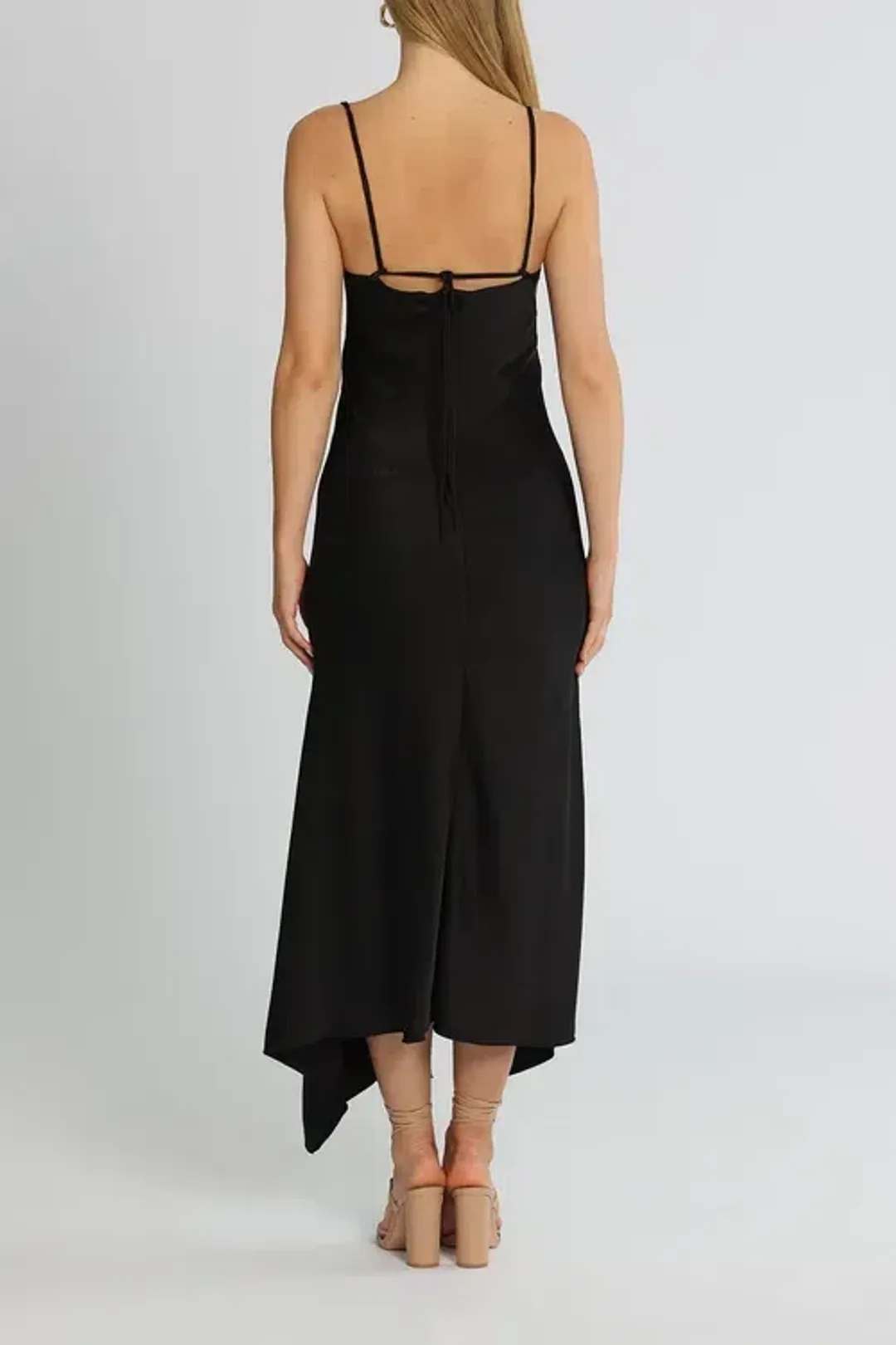 Camilla and Marc Acacia Square Neck Dress Black Size AU 8 for rent on The Volte - main image