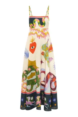 Alemais Seeker Sun Dress Print Size 6 for rent on The Volte - image 4