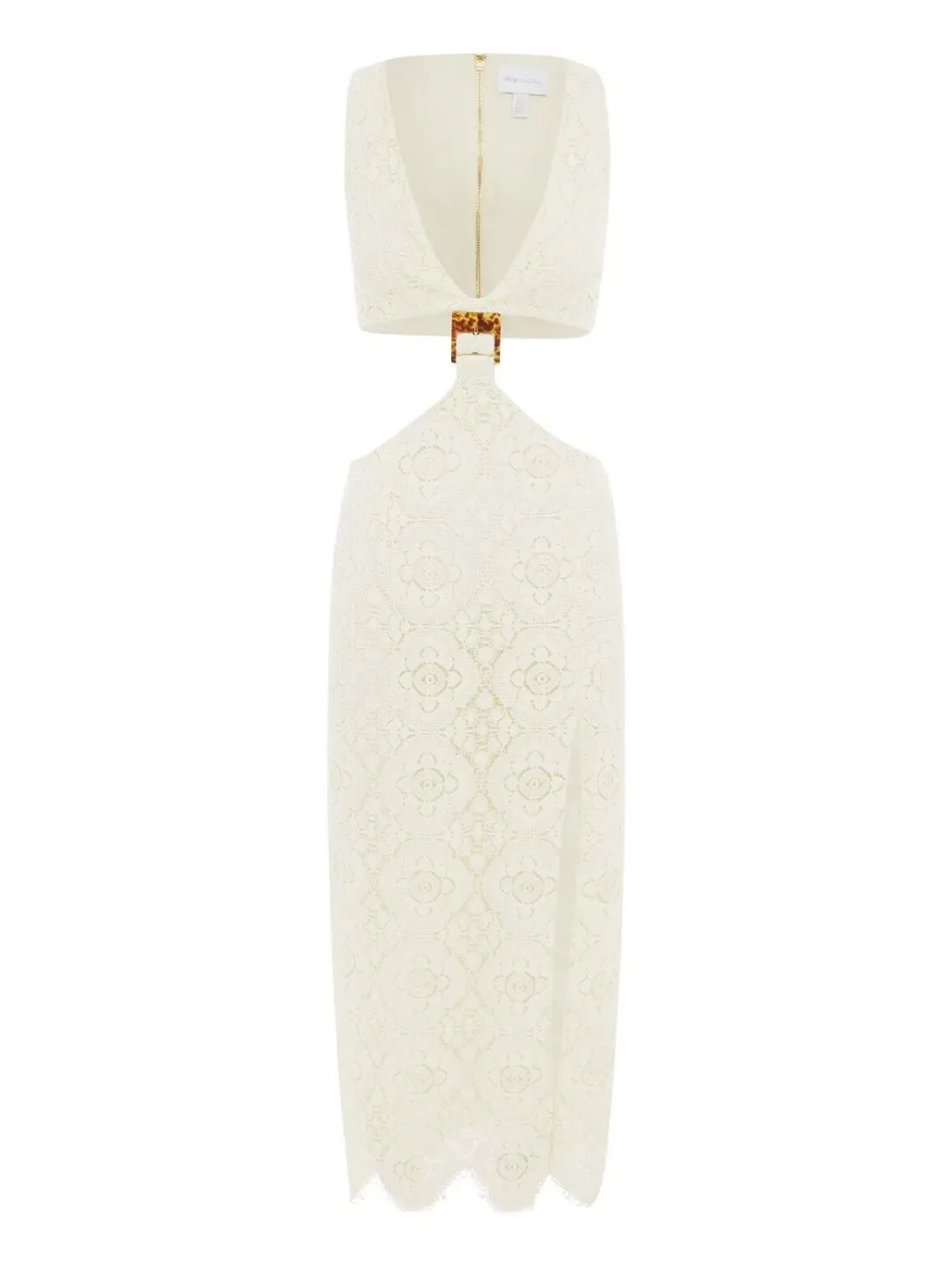 Alice McCall Yvonne Midi Dress Vanilla Bean Size 10 for rent on The Volte - main image