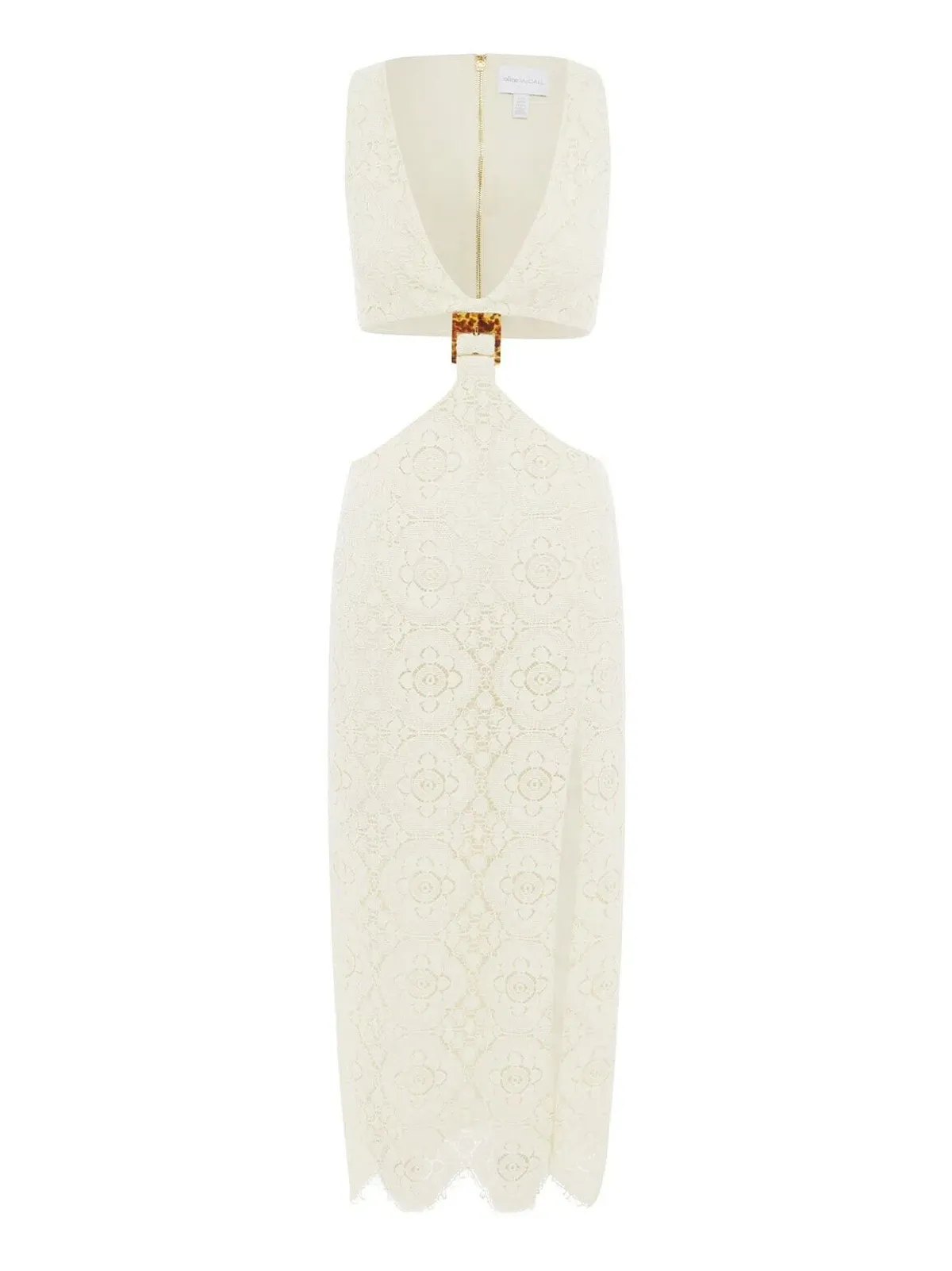 Alice McCall Yvonne Midi Dress Vanilla Bean Size 10 - Image 4