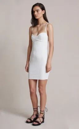 Bec & Bridge Selene Mini Dress Ivory Size 10 for rent on The Volte - image 2