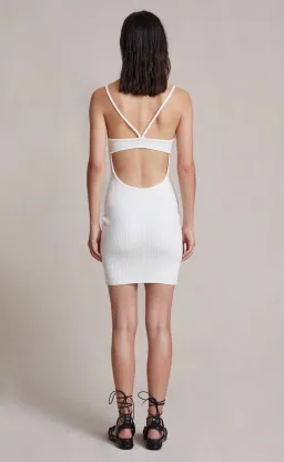 Bec & Bridge Selene Mini Dress Ivory Size 10 for rent on The Volte - image 4