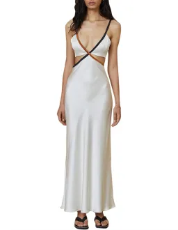 Bec & Bridge Toi Et Moi Midi Dress Ivory Size 12 for rent on The Volte - image 1