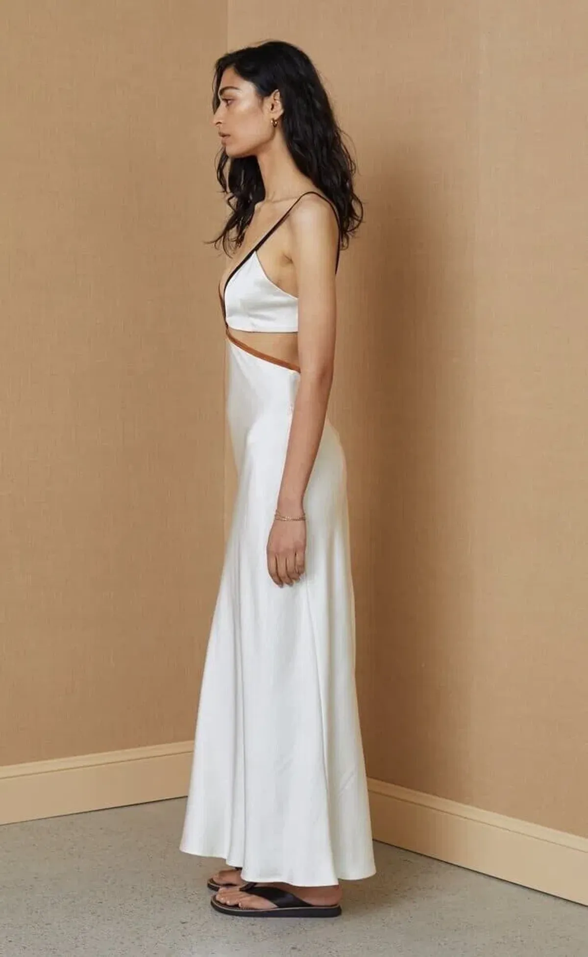 Bec & Bridge Toi Et Moi Midi Dress Ivory Size 12 - Image 3