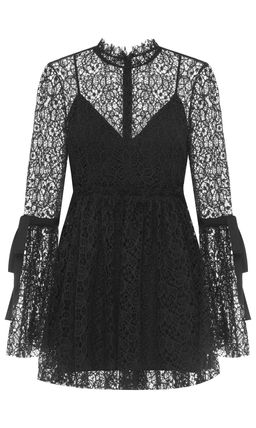 Alice McCall Back To You Lace Mini Dress Black Size 6 for rent on The Volte - image 5