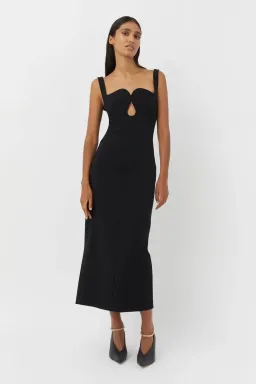 Camilla & Marc Brixton Midi Dress In Black Size 8 for rent on The Volte - image 1