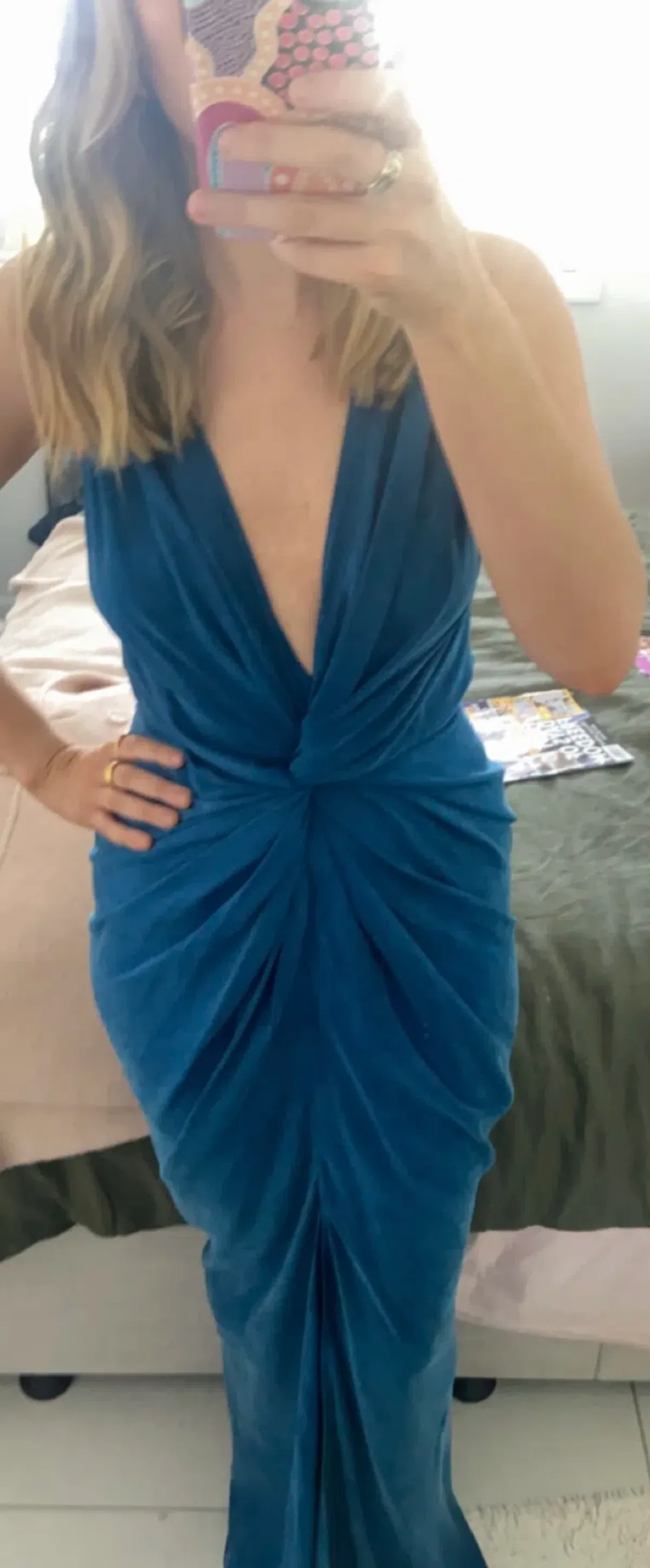 One Fell Swoop Gaia Maxi Dress Blue Size 8 - Image 5