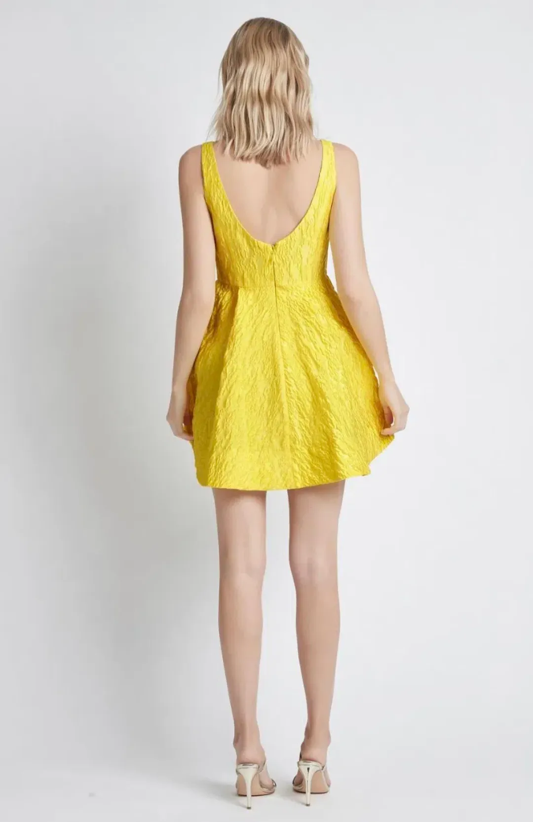 Sheike Winnie Mini Dress Yellow Size 10 for rent on The Volte - main image