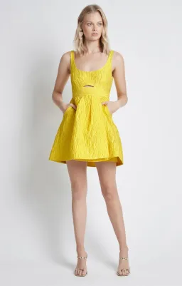 Sheike Winnie Mini Dress Yellow Size 10 for rent on The Volte - image 1
