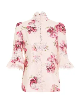 Zimmermann High Tide Applique Tunic Size 2/12au And Skirt Size 1/Au 10 for rent on The Volte - image 3