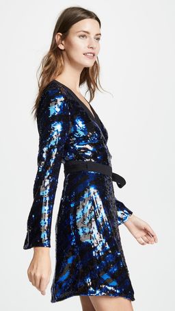 Rixo London Maria Tiger Sequin Dress Size 12 for rent on The Volte - image 6