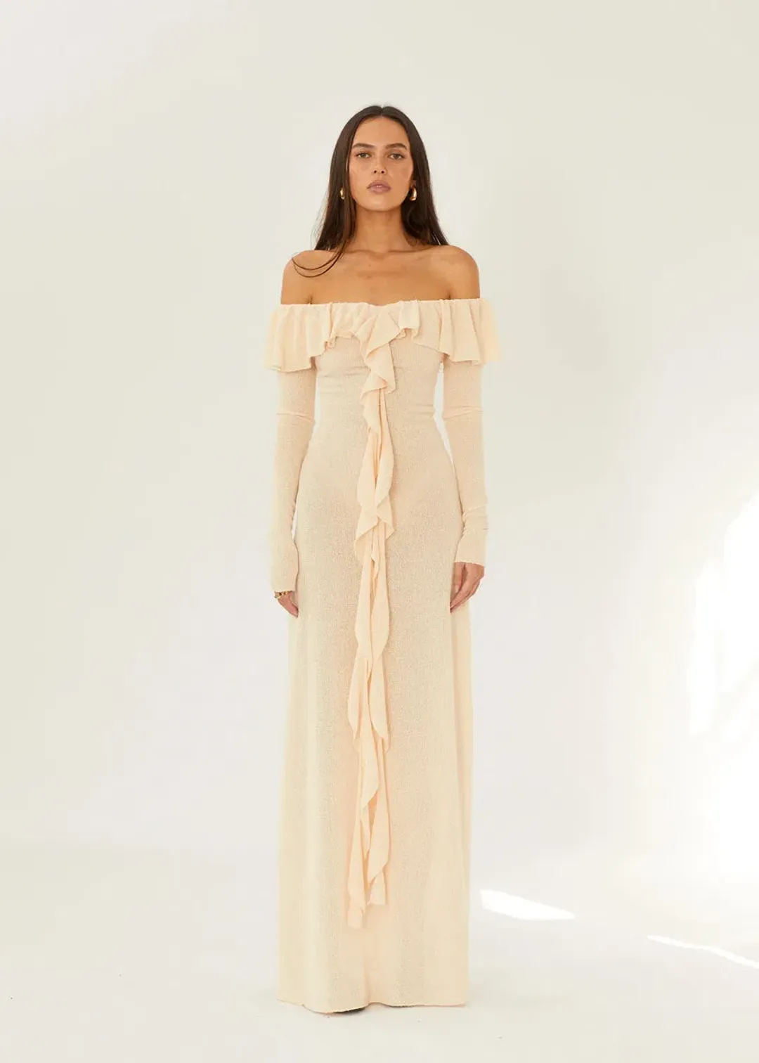 Arcina Ori Mila Dress Cream Size M / AU 10 for rent on The Volte - main image