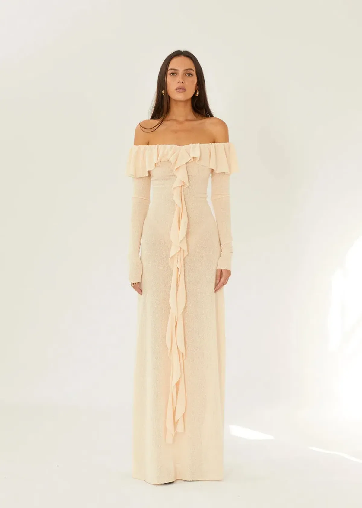 Arcina Ori Mila Dress Cream Size M / AU 10 for rent on The Volte - main image
