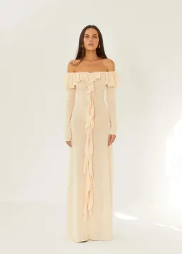 Arcina Ori Mila Dress Cream Size M / AU 10 for rent on The Volte - image 1