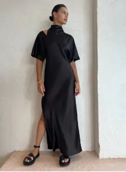 Camilla and Marc Sorrell Maxi Dress Chocolate Size 14 for rent on The Volte - image 5