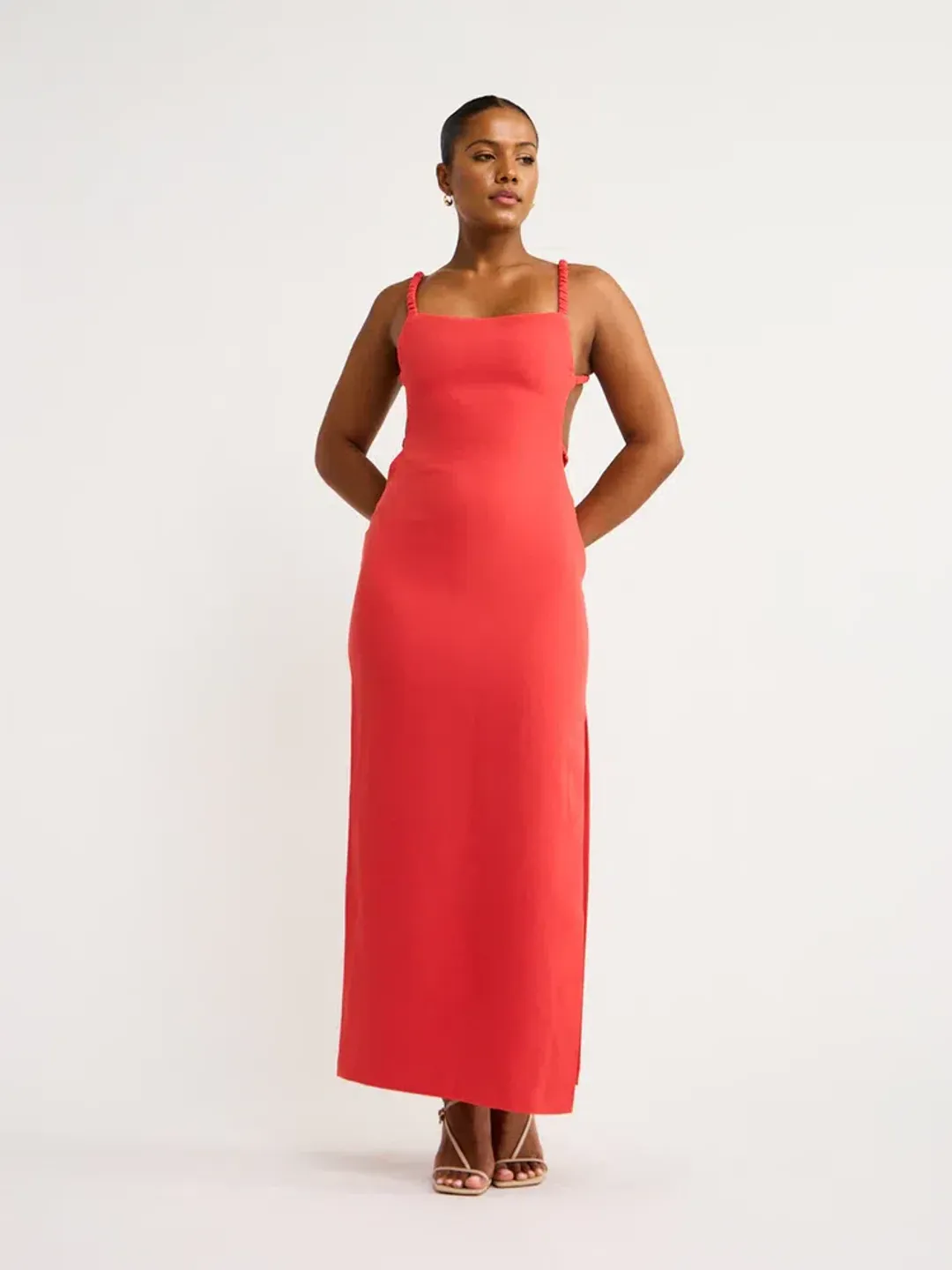Sir the Label Spoerri Backless Gown Red Size 0 / AU 6 for rent on The Volte - main image
