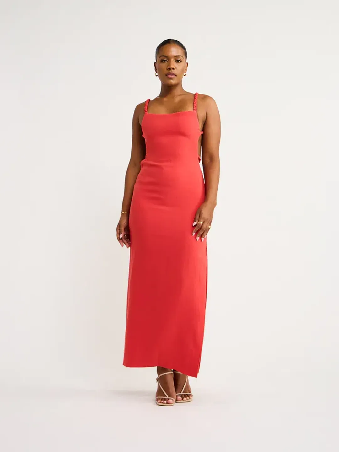 Sir the Label Spoerri Backless Gown Red Size 0 / AU 6 for rent on The Volte - main image