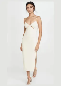 Bec & Bridge Ulla Midi Dress Vanilla Bean Size AU 10 for rent on The Volte - image 1