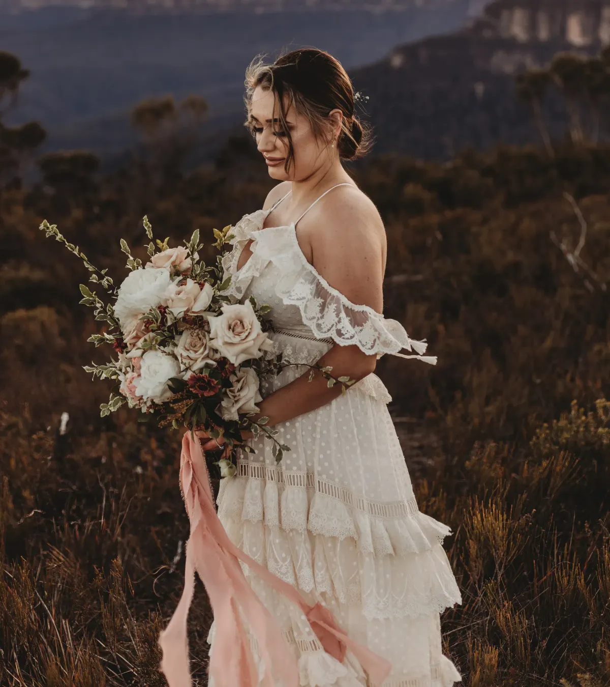 Spell Chloe Gown Cream Size Large / AU 12 - Image 2