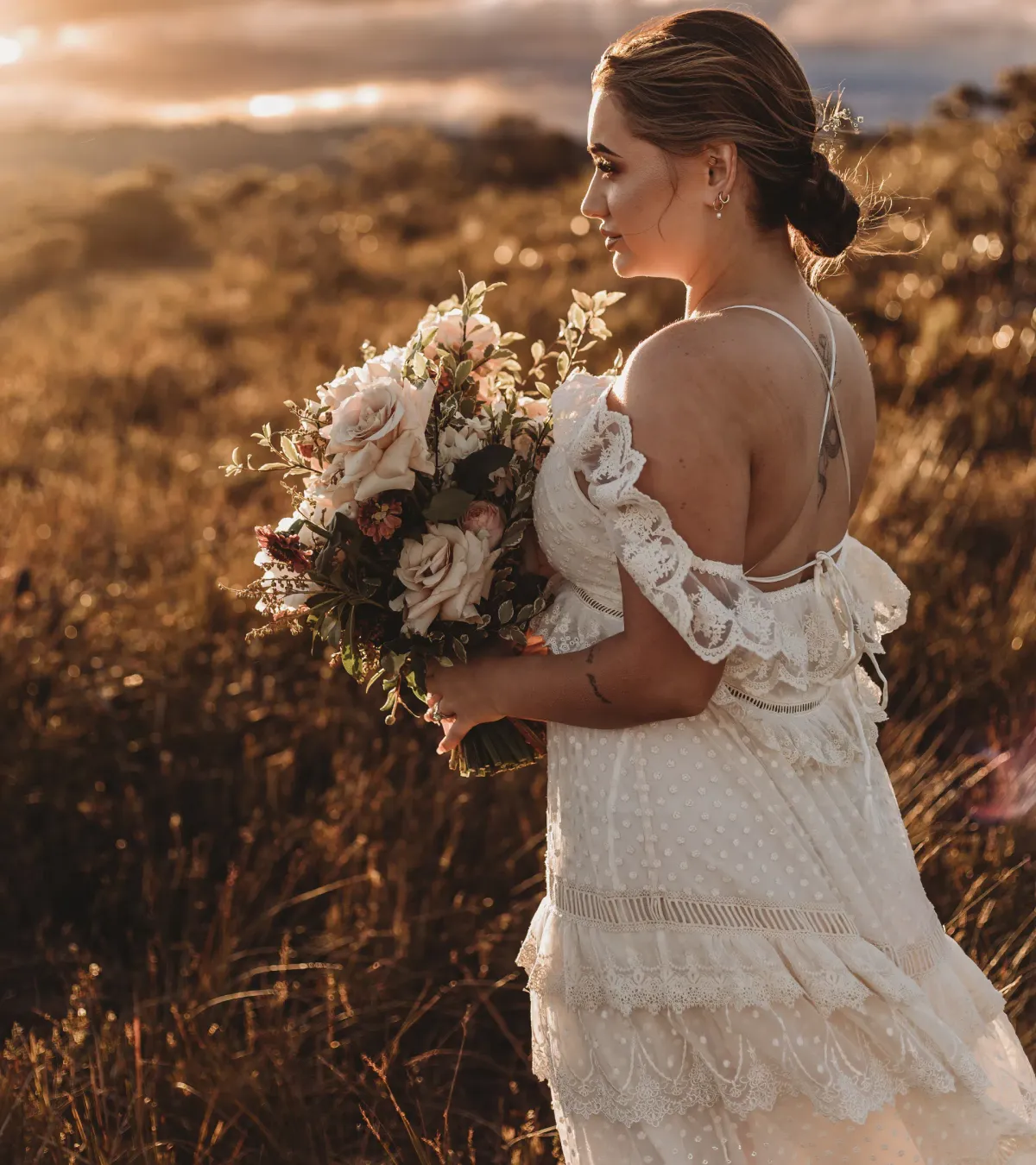 Spell Chloe Gown Cream Size Large / AU 12 - Image 5