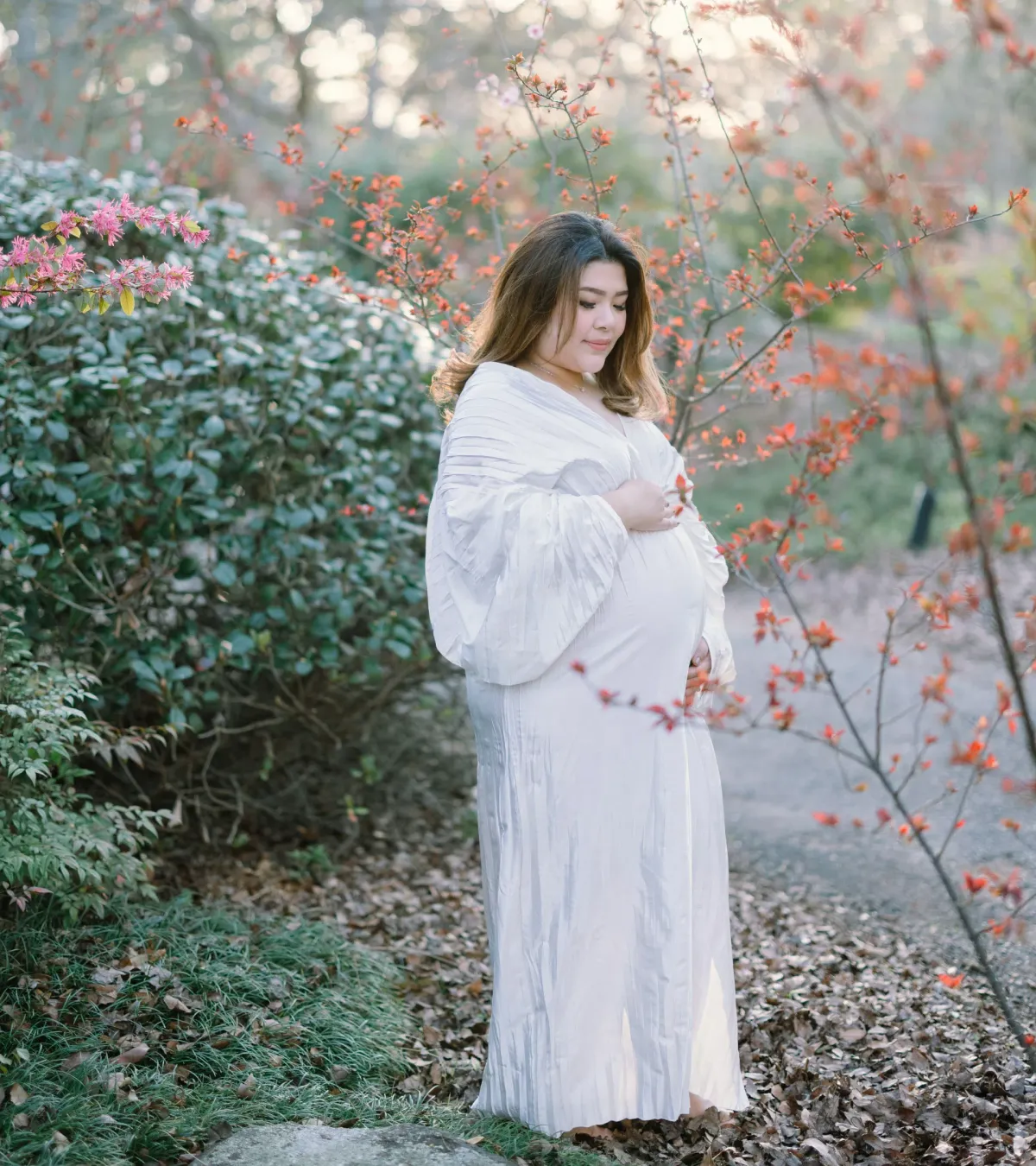 L’idée De Luxe Gown in Metallic White Size 12 - Image 7