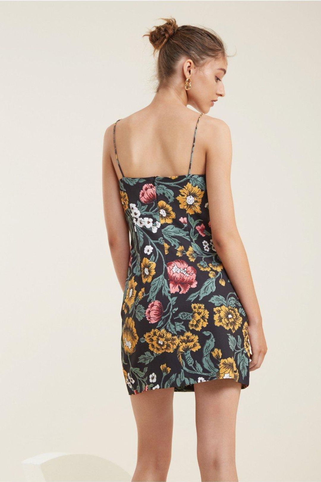 C/MEO Collective Immerse Mini Dress Floral Size 10 for rent on The Volte - main image