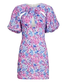 Nicholas Waverly Dress Orchid Multi Print Purple Size 8 for rent on The Volte - image 3