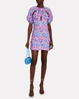 Nicholas Waverly Dress Orchid Multi Print Purple Size 8 for rent on The Volte - image 1