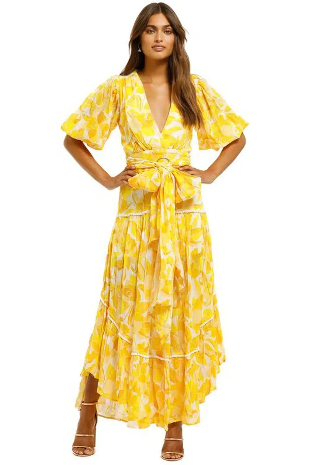 Significant Other Isla Dress Golden Floral Size 10 for rent on The Volte - main image