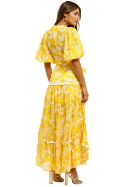 Significant Other Isla Dress Golden Floral Size 10 for rent on The Volte - image 2
