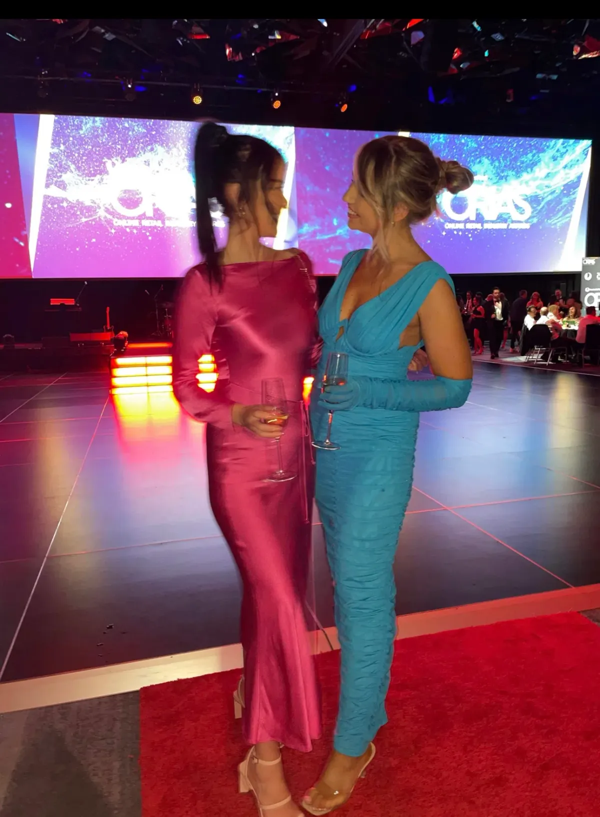 Eliya Anna Maxi With Gloves Blue Size 10 - Image 3