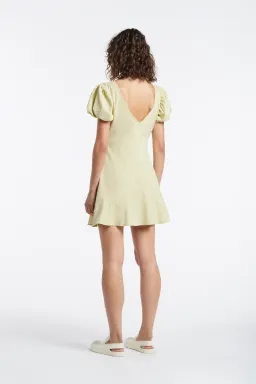 Sir the Label Mason Panelled Mini Dress in Pistachio Green Size 10 for rent on The Volte - image 2