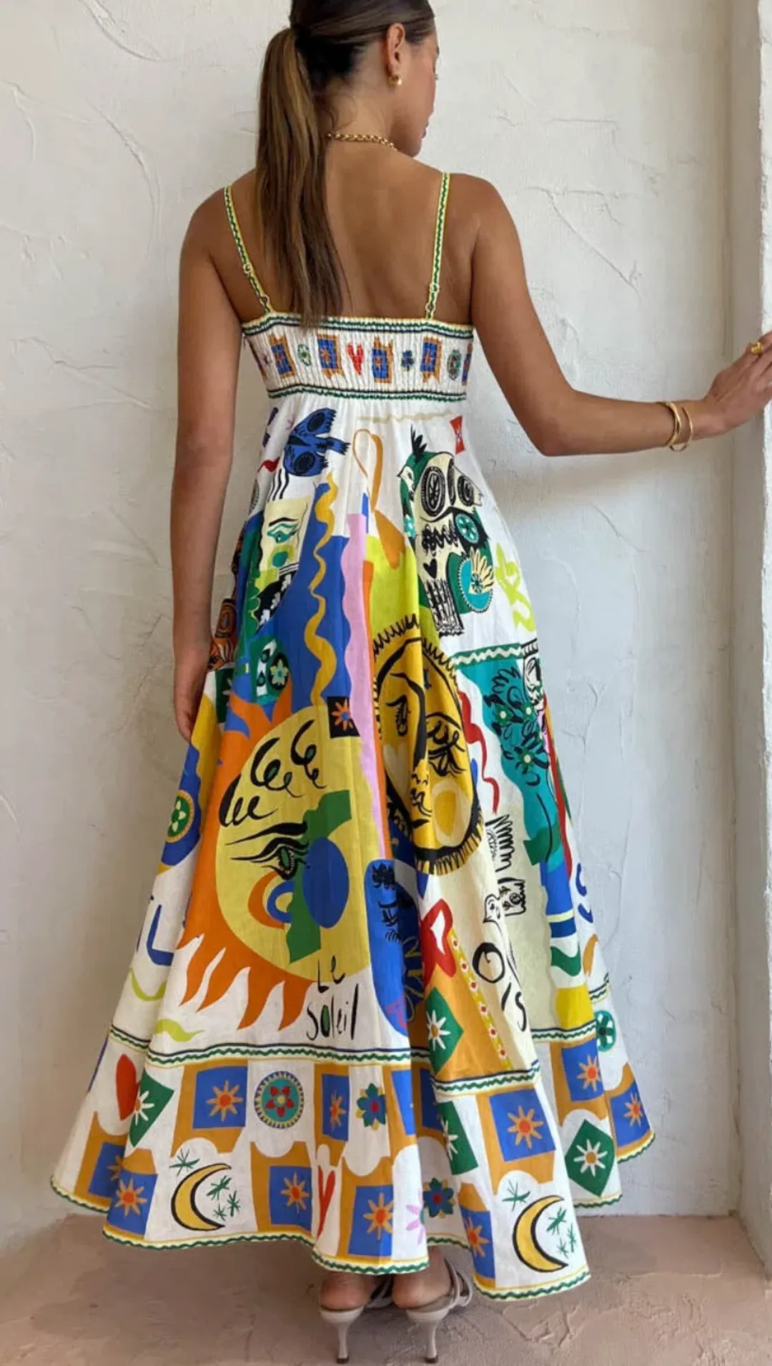 Alemais Soleil Sundress Multi Size AU 6 for rent on The Volte - main image