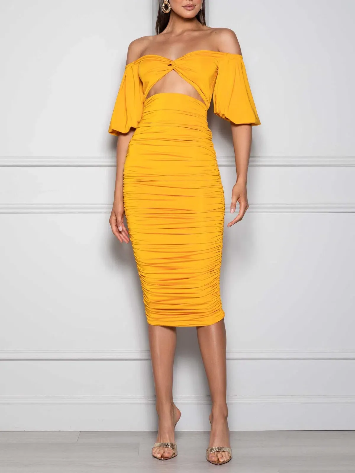 Elle Zeitoune Narina Sunflower Yellow Size 10 - Image 1