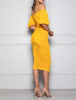 Elle Zeitoune Narina Sunflower Yellow Size 10 for rent on The Volte - image 2