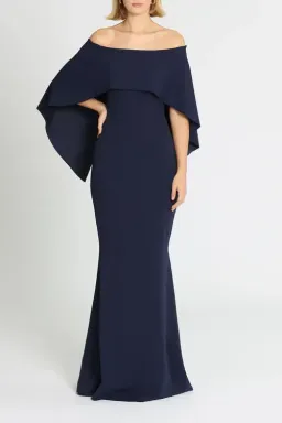 Pasduchas Composure Gown Anchor Blue Navy Size 8 for rent on The Volte - image 1
