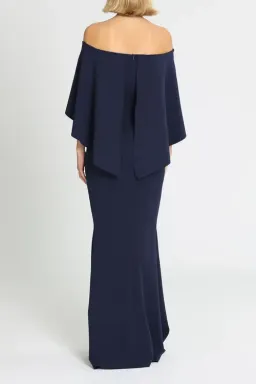 Pasduchas Composure Gown Anchor Blue Navy Size 8 for rent on The Volte - image 3