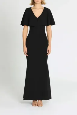 Pasduchas Mrs Carter Gown Black Black Size 10 for rent on The Volte - image 1