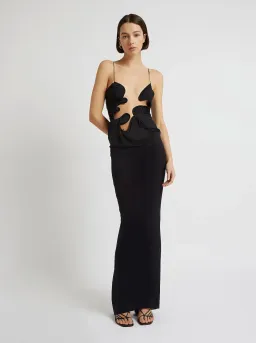 Christopher Esber Molded Venus Dress Black Size 6 for rent on The Volte - image 1